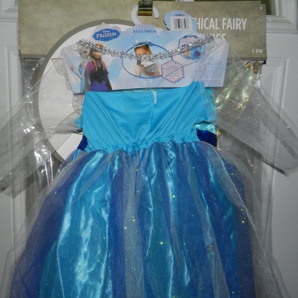 🆕Disney Frozen Elsa ❄️Snowflake Gown ❄️Dress Size: 3+Up 4-6X💥 NEW in Pac… - Picture 5 of 15